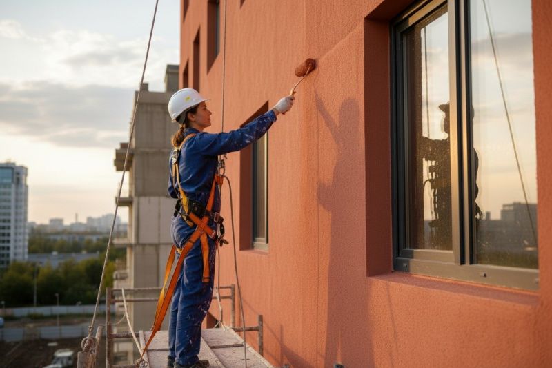 Local Commercial Exterior Painting pros at work